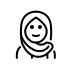 woman with headscarf